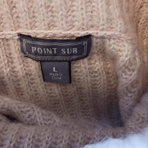 J Crew Point Sur Tan Cowl Neck Sweater - Picture 2 of 6